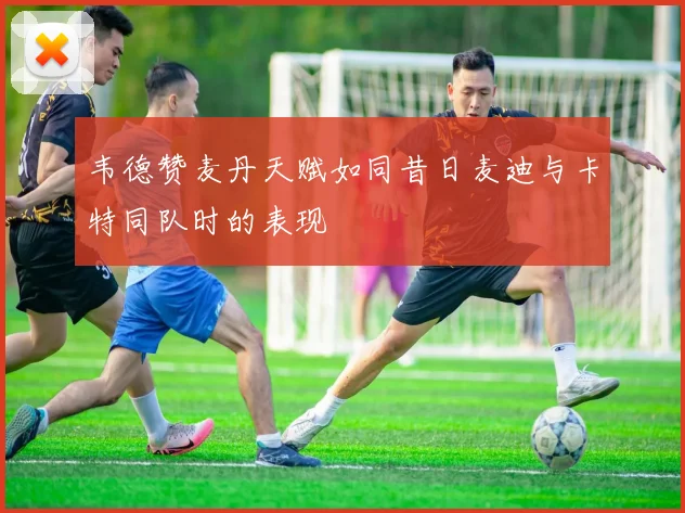 韦德赞麦丹天赋如同昔日麦迪与卡特同队时的表现